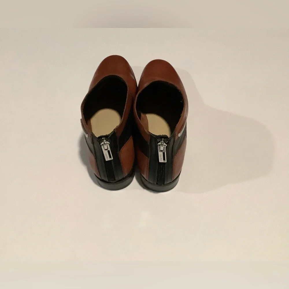 Calvin Klein Tan and Black Chelsea Boots